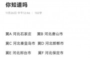 冀G靓号车牌，车牌中的明星，寻找有缘人