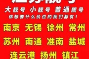 南京车牌豹子靓号：稀有号码背后的故事