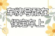 保定车牌四连号抢手转让，错过不再有！