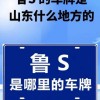 济南鲁S车牌靓号惊现，车牌号竟藏神秘寓意