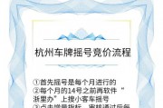 杭州吉祥车牌拍卖，见证幸运瞬间