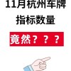 杭州车牌竞价摇号激烈，车主们拼尽全力争夺绿牌