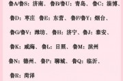 山东车牌靓号：数字魅力下的身份象征与文化传承