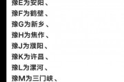 豫A至豫18：河南各市车牌号背后的故事与特色