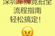 深圳车牌竞价攻略：如何精准出价，轻松中标？