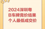 深圳竞价车牌价格：车主们究竟要花多少钱？