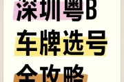 车牌靓号，深圳城市之光，梦想启航的起点