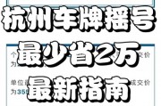 白山摇号车牌靓号，车牌中的明星诞生记