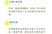 补办小车牌照费用大：价格几何？