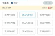 北京车牌号网上选号攻略：轻松掌握选号技巧