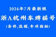 杭州车牌摇号风云：热门编码背后的竞逐与期待