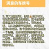 普宁车牌靓号攻略：轻松挑选心仪好车牌
