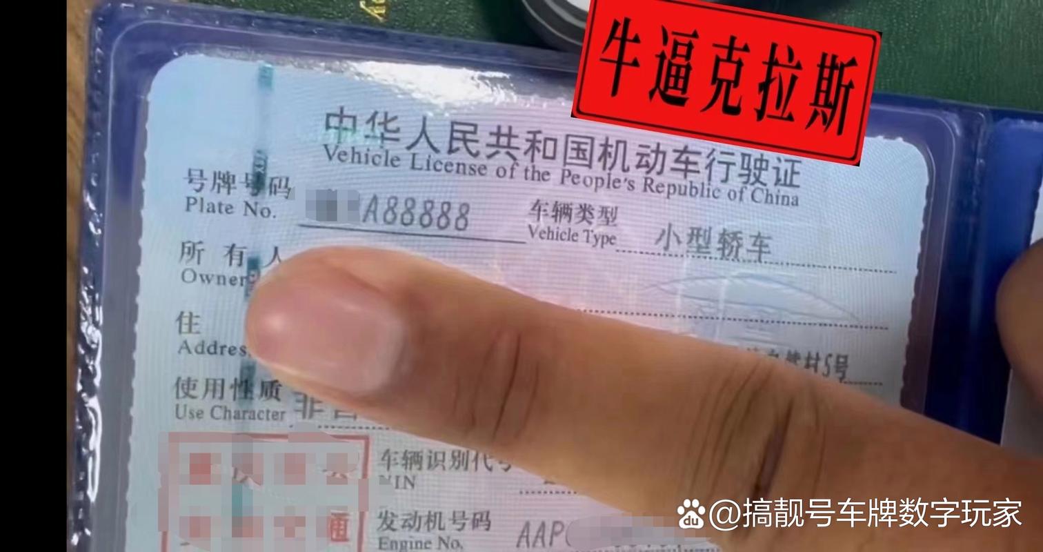河源车牌新宠:88888,靓号背后的故事