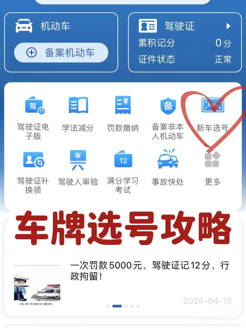 轻松上手!教你如何在网络上轻松挑选心仪车牌