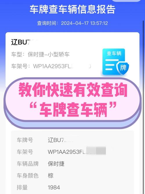 车牌号一秒查询,车辆信息一手掌握!