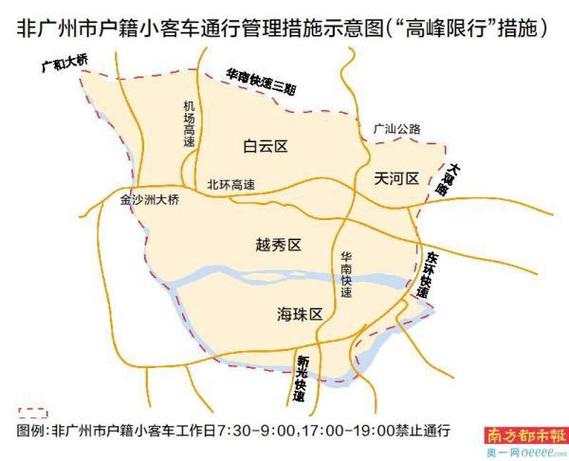 佛山车牌在广州限行:新规来袭,限行区域及时间一览!
