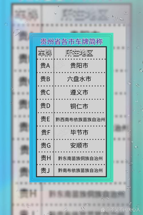 探寻贵州靓号车牌的魅力所在