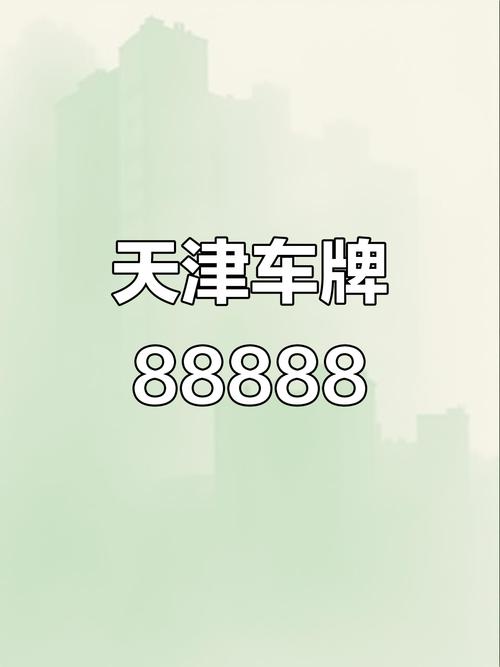 天津车牌靓号,价值几何?一探究竟