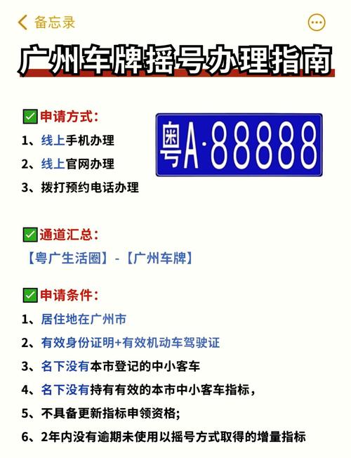 粤A车牌新规来袭!车主们快来了解获取条件