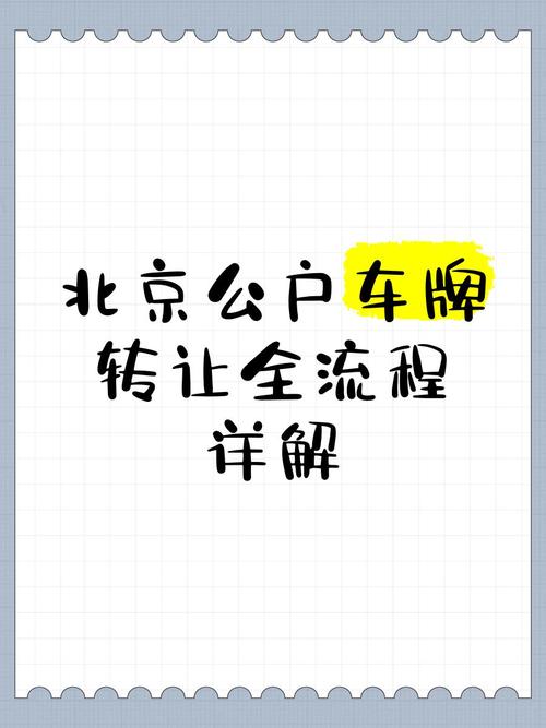 北京车牌转让,轻松解决您的车牌难题!