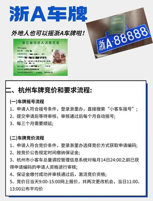 杭州公司车牌摇号攻略:高效获取车牌方法