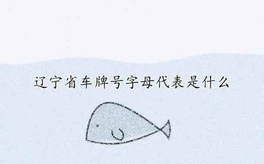 辽宁车牌号字母排序:探秘辽宁车界新潮流!