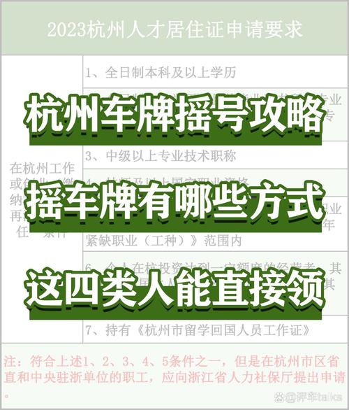 杭州车牌摇号:摇号费用,车主们必看!