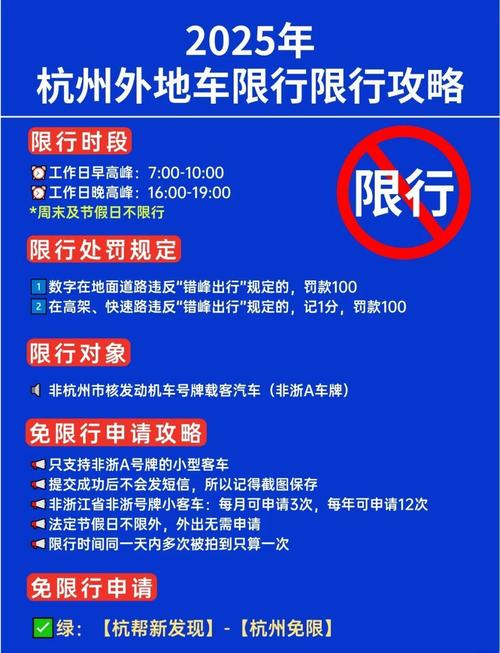 杭州限行外地车牌?最新政策解读!
