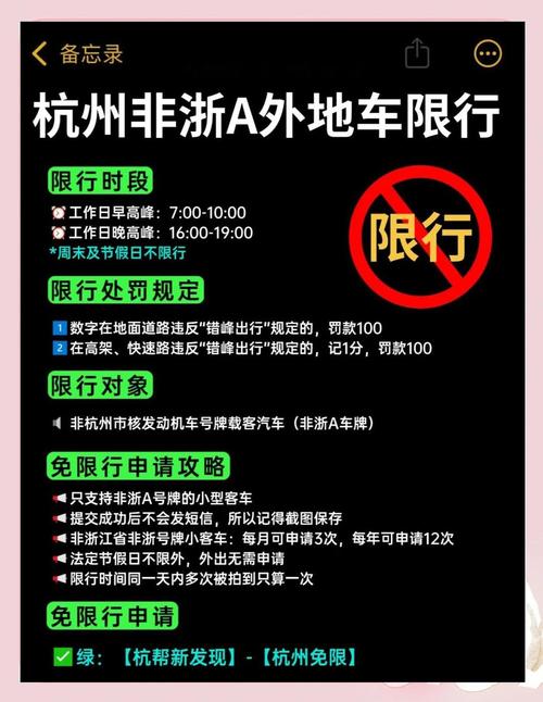 杭州限行外地车牌?最新政策解读!