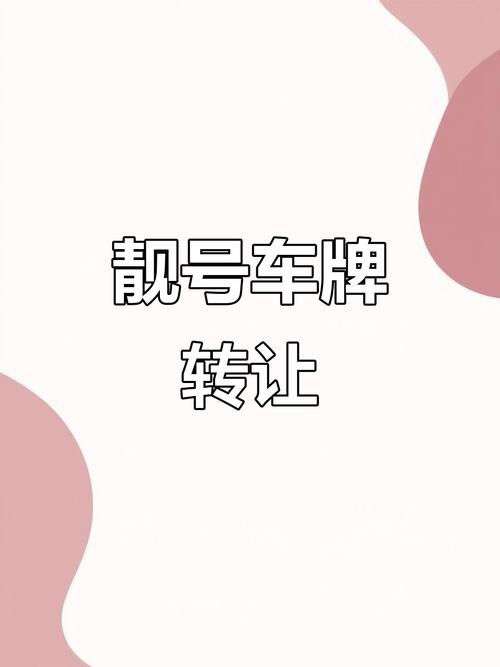 深圳车牌靓号传承:过户背后的故事