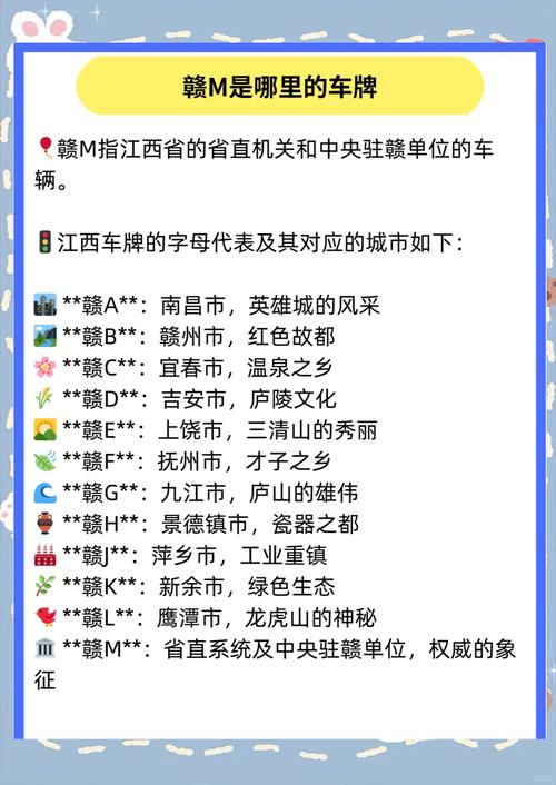江西车牌简称:赣A的韵味与故事