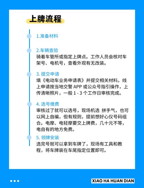 佛山电动车牌办理攻略:轻松掌握上牌流程