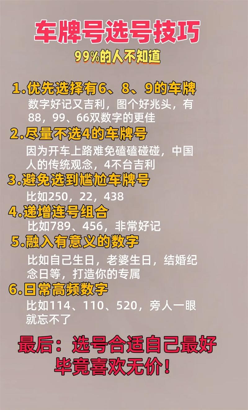 企业购车必备攻略:如何挑选最合适的车牌?