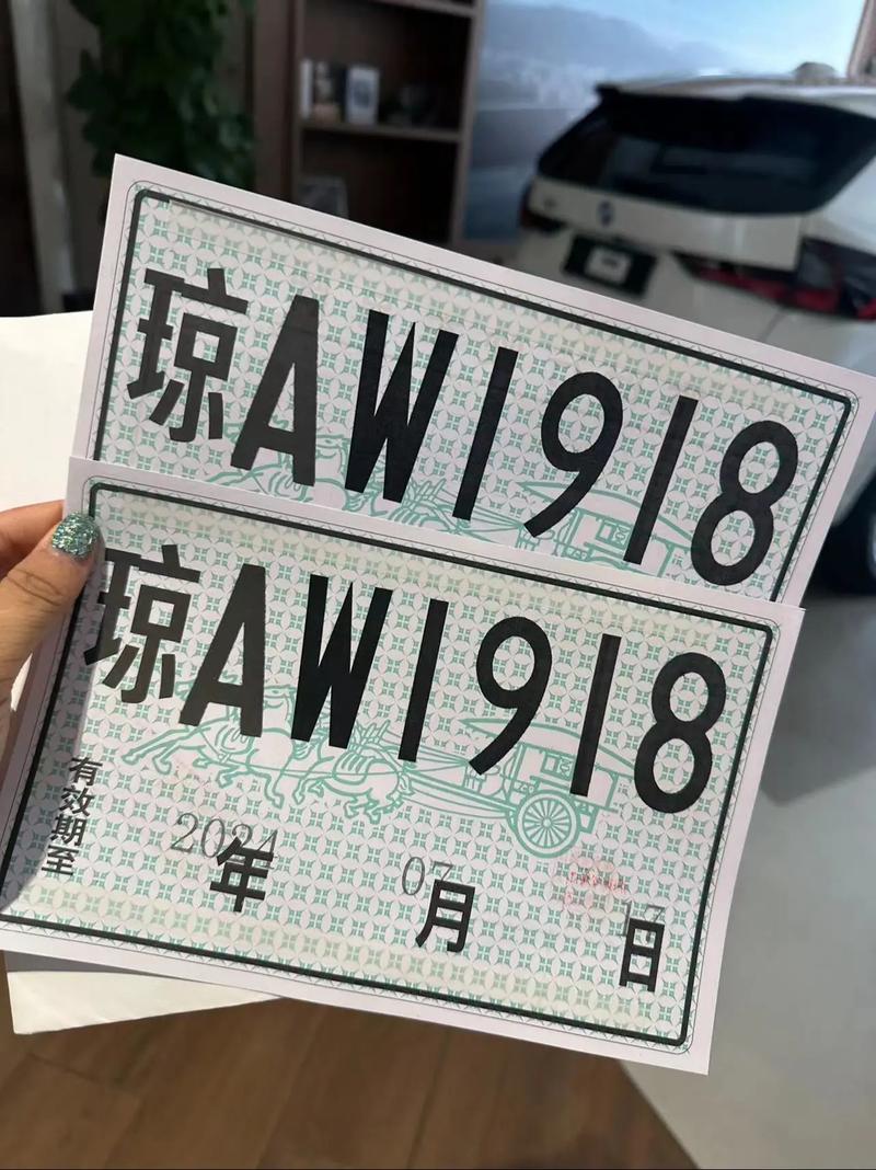 临时车牌:如何用这种神奇胶贴书写,牢固又美观!