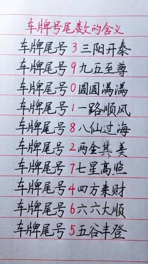 9777车牌:车牌中的传奇,靓号背后的故事