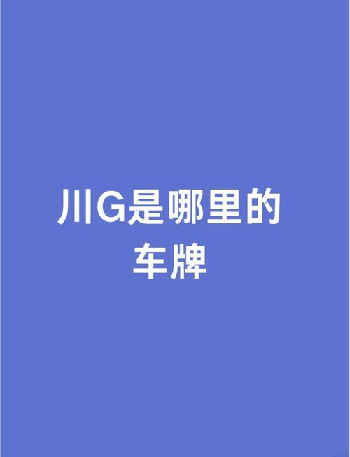 四川全面启用川G车牌,新规下的车牌变革来袭!