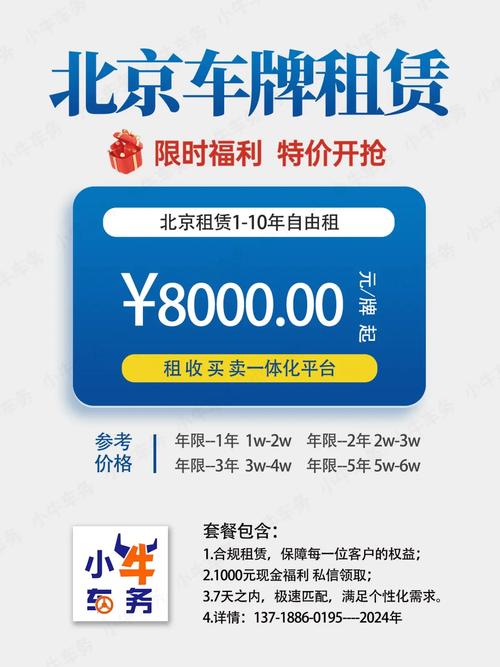 北京车牌出租出售,抢购好时机!