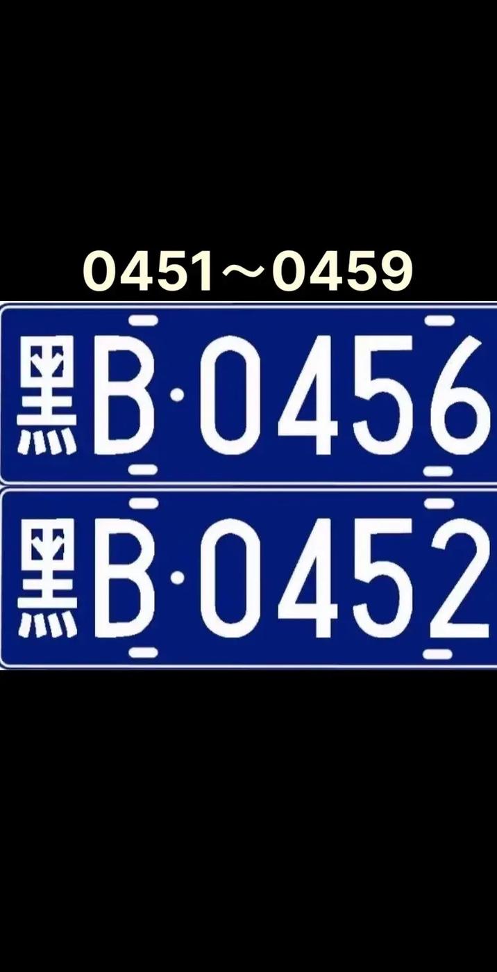 哈尔滨靓号车牌引发热议,车牌中的‘哈’字彰显城市魅力