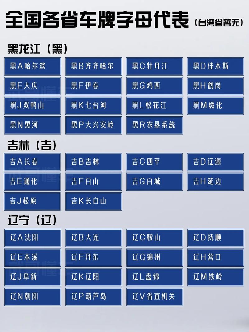 车牌禁用字母大:这些字母为何不能出现在车牌上?