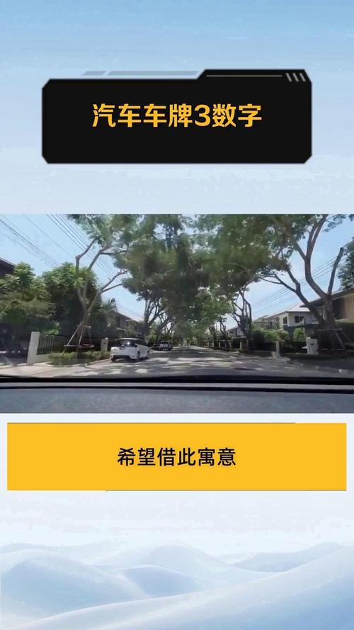车牌3的神奇魅力:数字3车牌的热门秘诀!