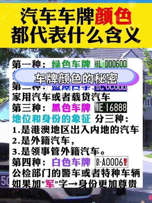 车牌背后的奥秘:汽车车牌的讲究与寓意