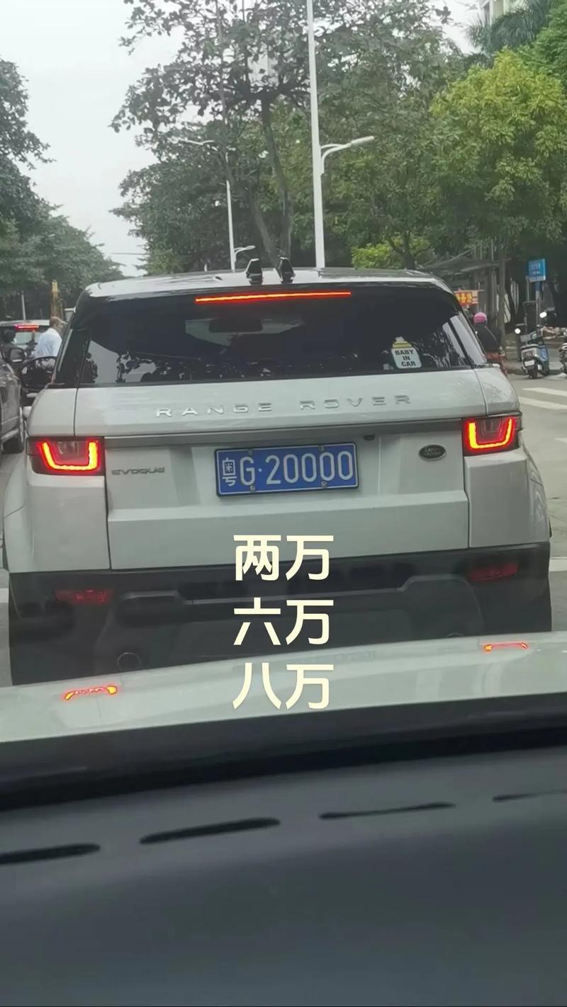 车牌字母靓字,车主们都在争相悬挂!