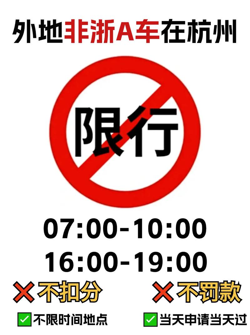 杭州临时车牌限号升级,车主出行面临新挑战