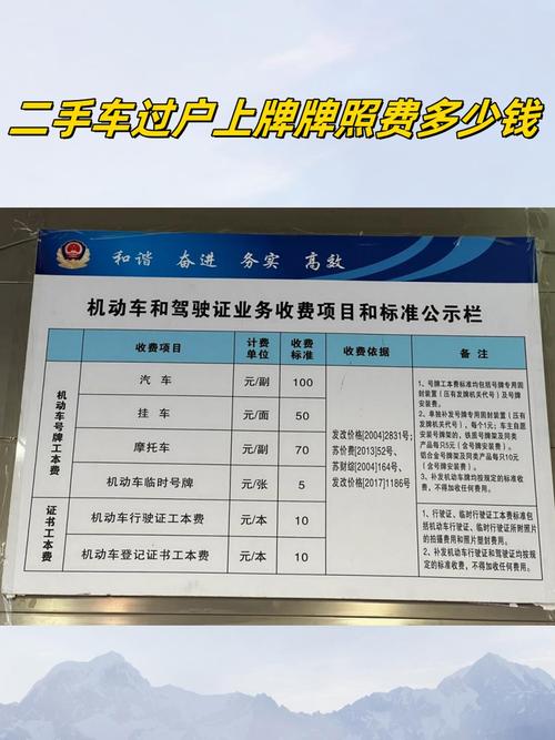 车牌过户价格大:热门车牌过户费用一览