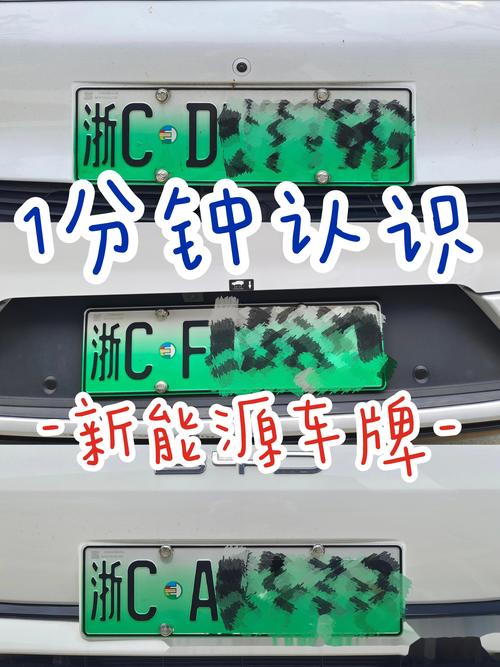 电动汽车牌照颜色升级,绿色环保出行新标识!