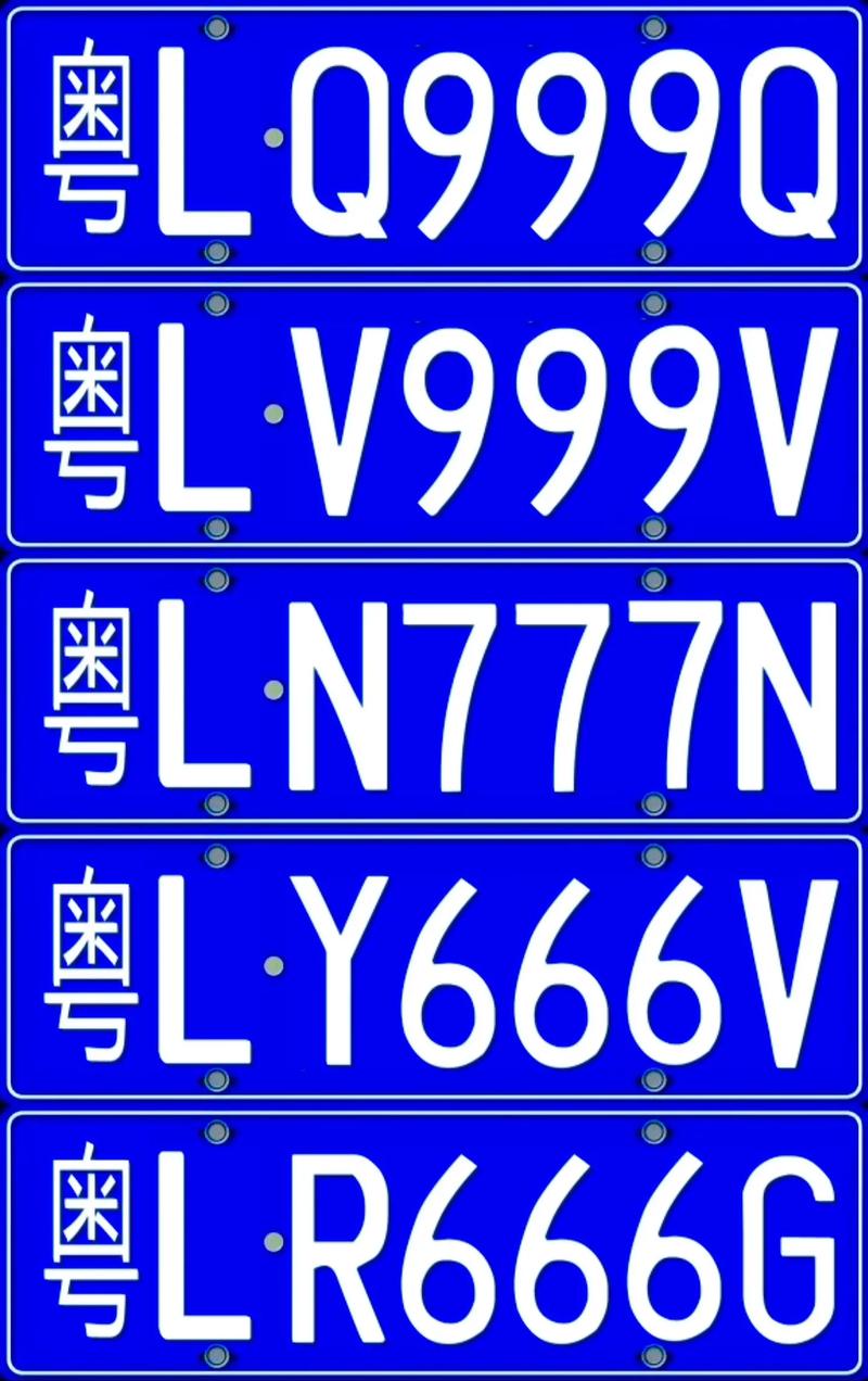 中山车牌靓号:数字之美,车牌之韵