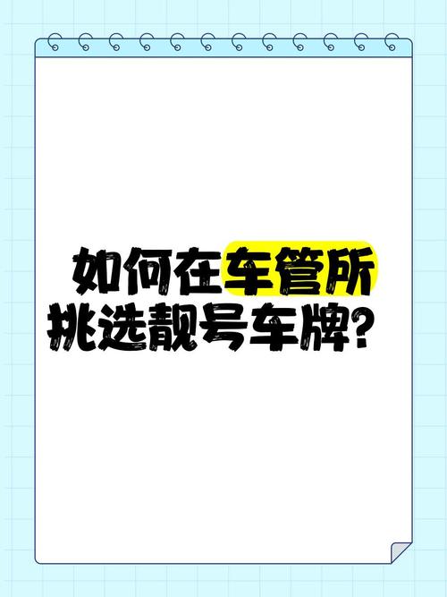 漯河车牌靓号挑选攻略:车牌号码背后的奥秘