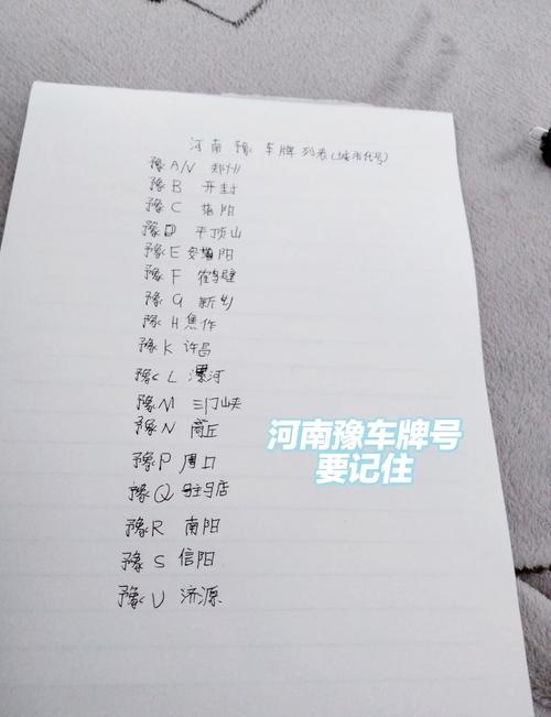 豫A至豫18:河南各市车牌号背后的故事与特色