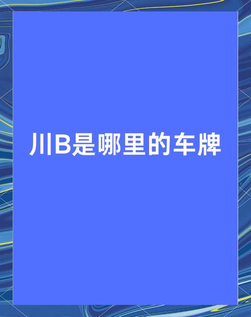 川B车牌靓号6:车牌背后的故事与传奇