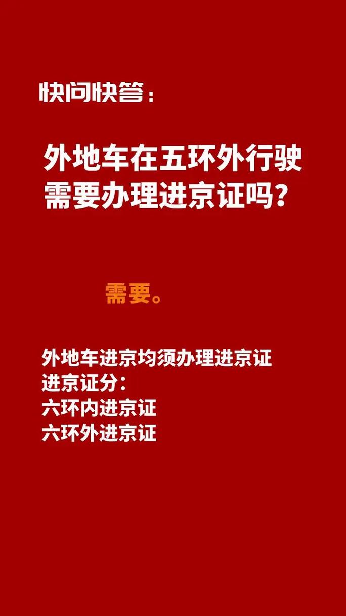 北京5环外外地车牌成为焦点,外地车在京城的新动向!
